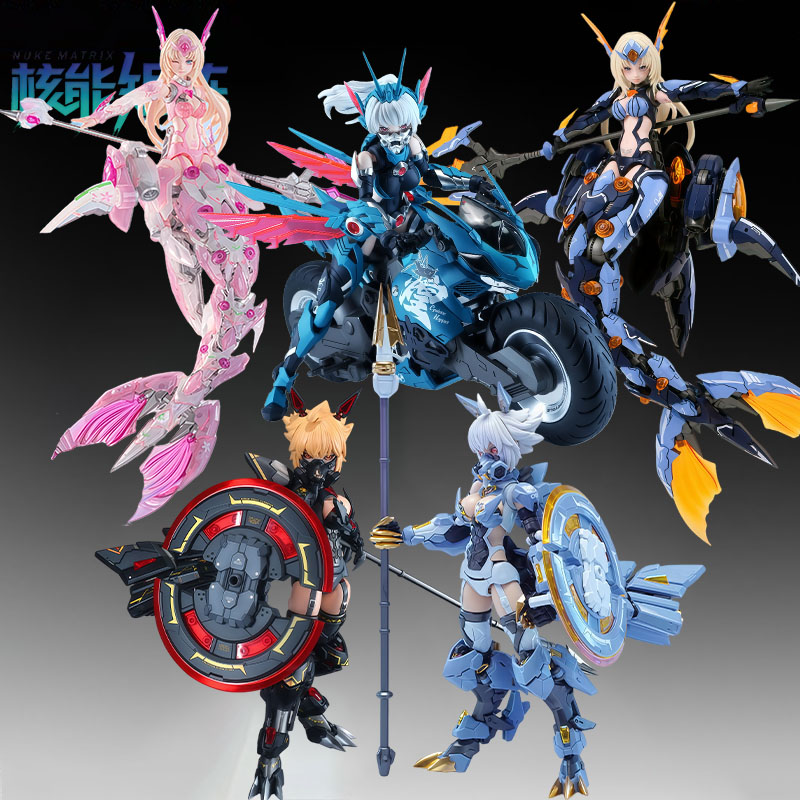 Model Kit Mecha Girl - Оригинальный набор моделей NUKE MATRIX: Hurricane