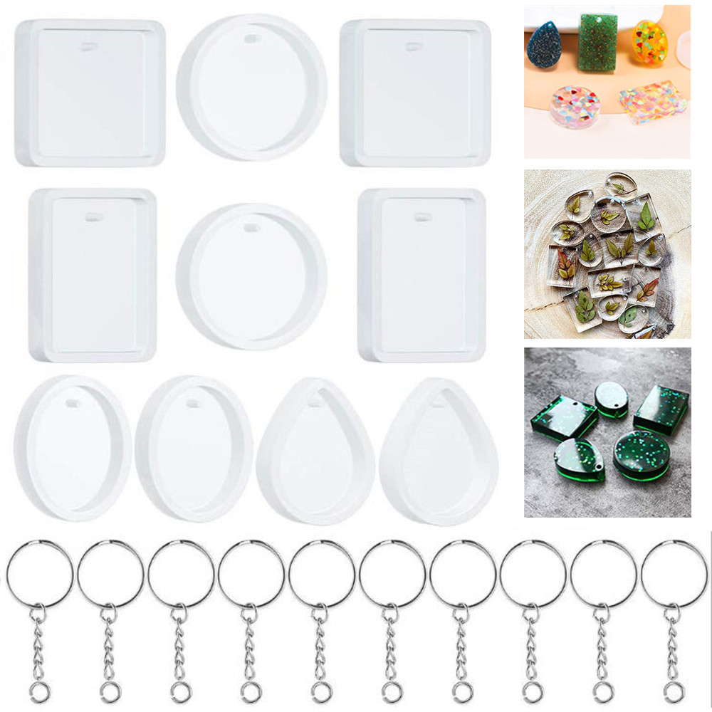 Resin Kit Cast - 20 шт/набор DIY брелок для ключей,