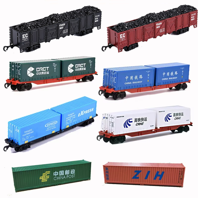 Model Kit Locomotive - Имитация миниатюрного контейнера, модель грузовика, транспортная