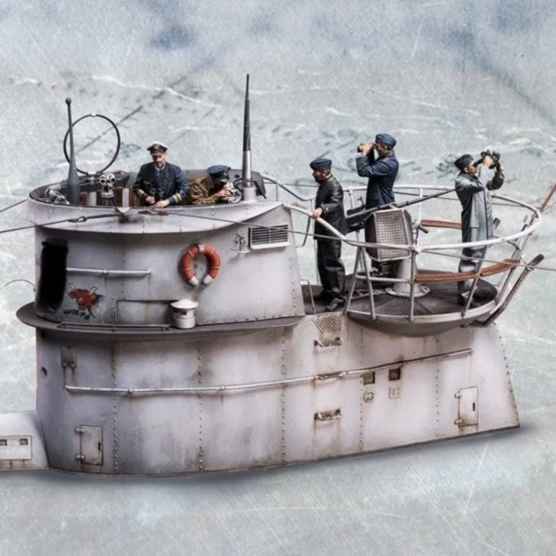 Model Kit Battleship - Масштаб 1/35, литая под давлением фигурка
