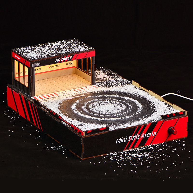 Model Kit Diorama - Масштабная модель 1:64: Дрифт-трасса-диорама DIY с