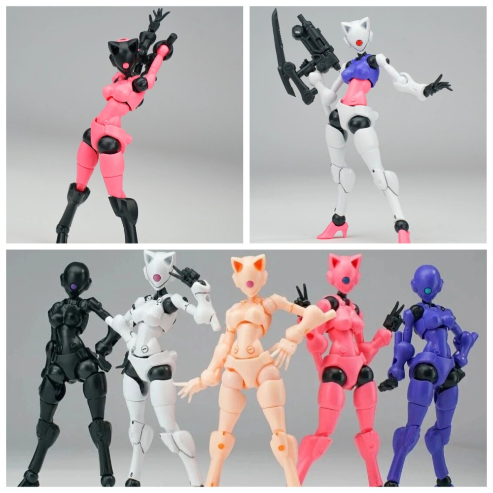 Model Kit Mecha Girl - Сборная модель Sheik Mainland XENODASH Cat