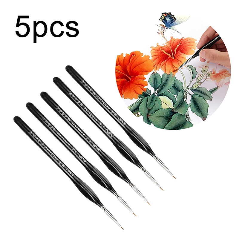 Набор из 5 кистей с тонким нак – обзор и цена Model Kit Paint Set