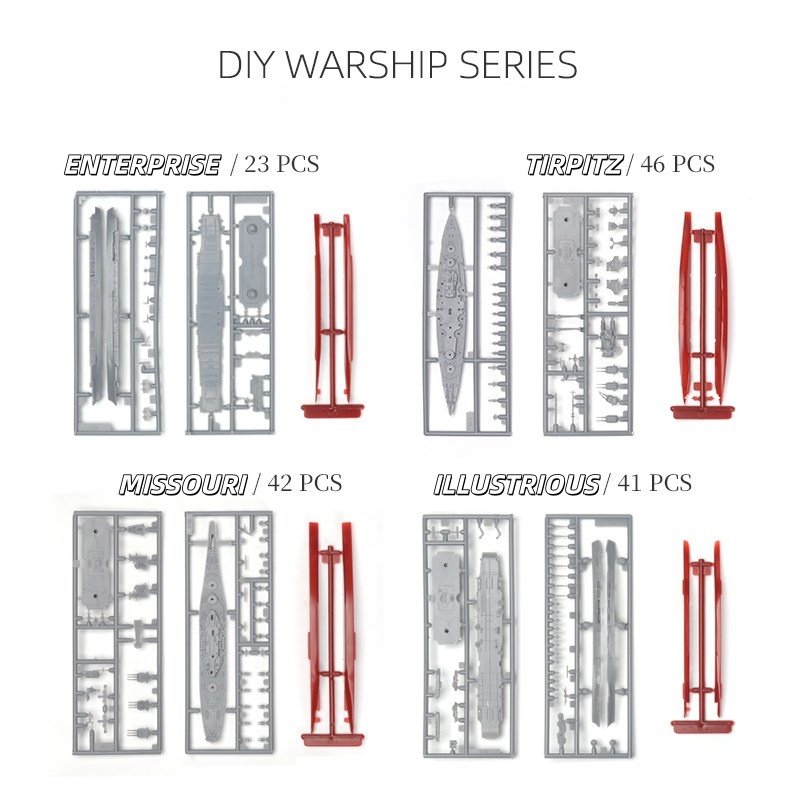 1/2000 авианосчик USS Нью-Джер – обзор и цена Model Kit Battleship