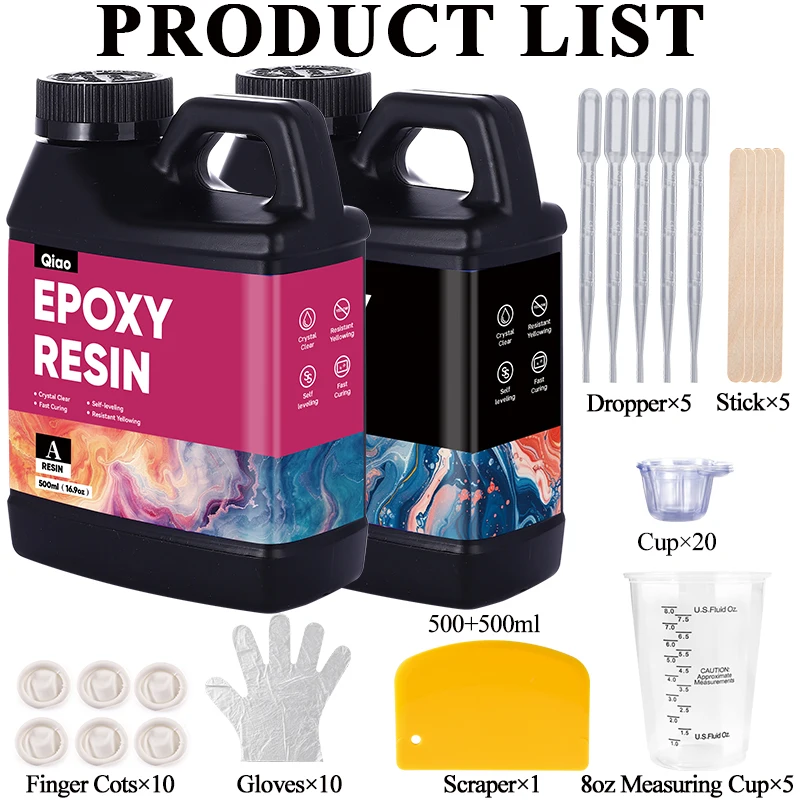 Набор эпоксидной смолы 500 мл  – обзор и цена Resin Kit Cast