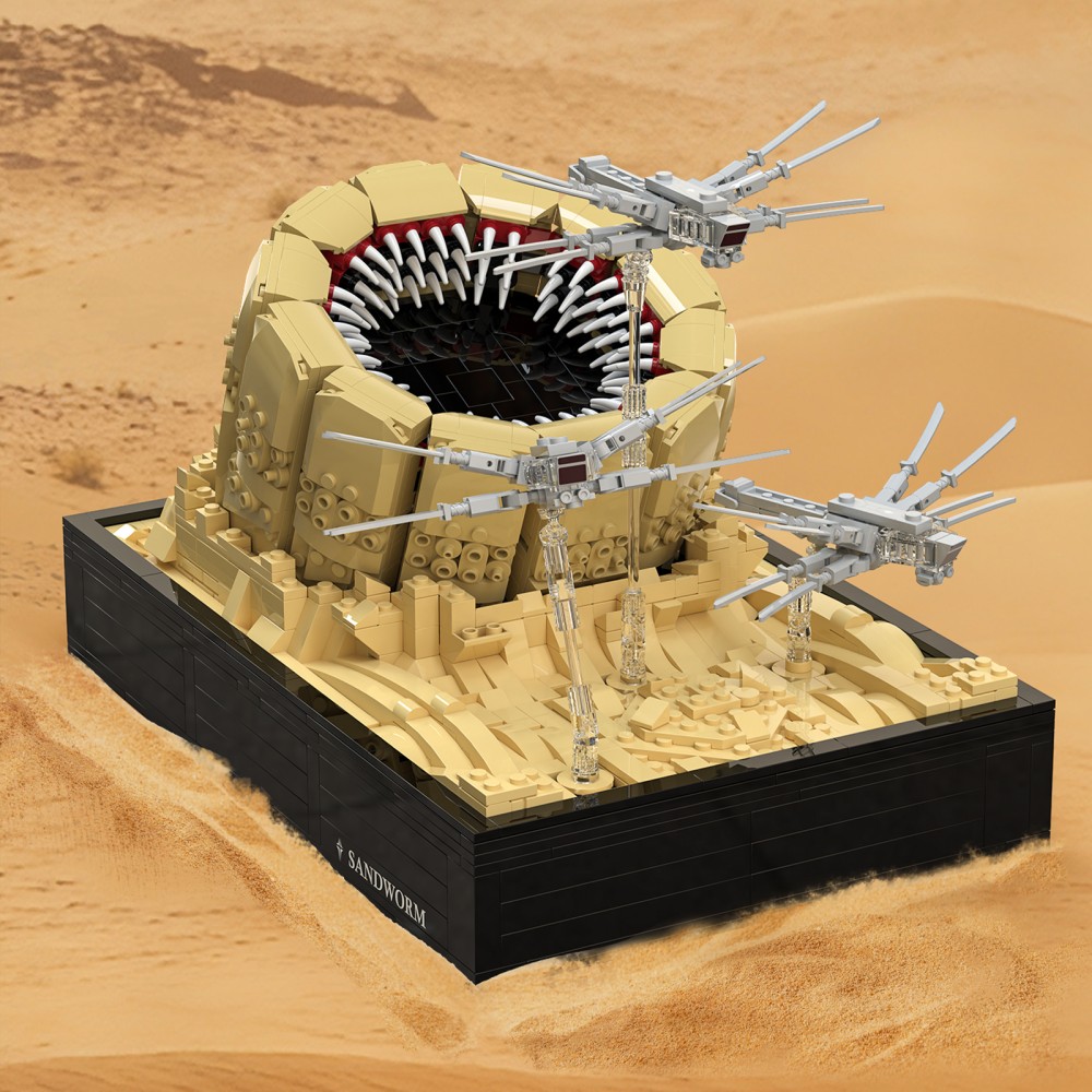 Набор для сборки «Атака песчан – обзор и цена Model Kit Vs Lego