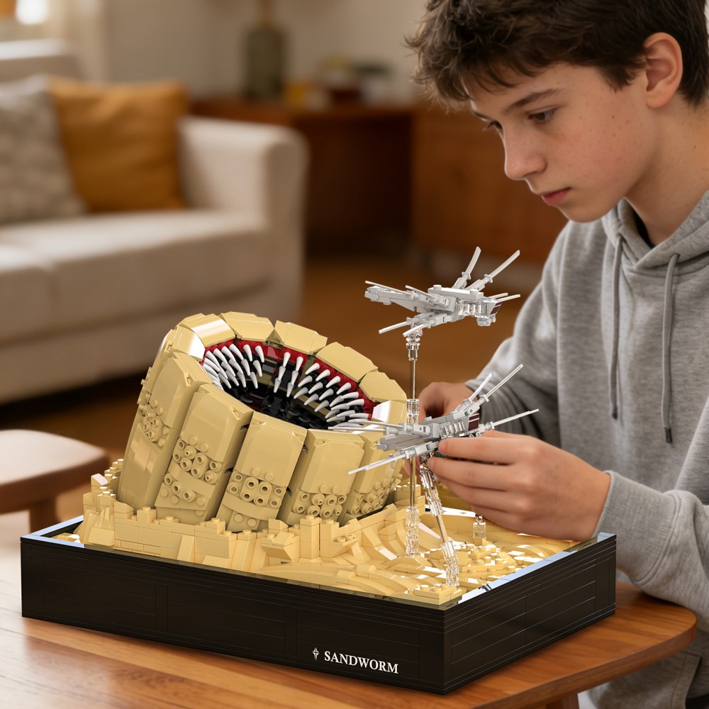 Набор для сборки «Атака песчан – обзор и цена Model Kit Vs Lego