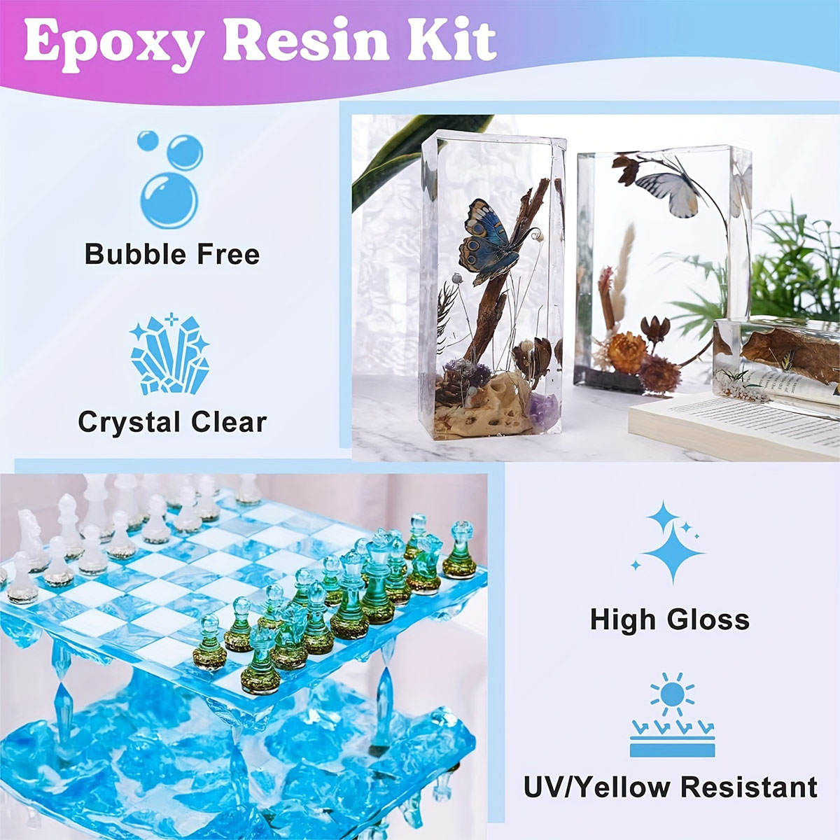 125 мл/250 мл кристально чисты – обзор и цена Resin Kit Cast
