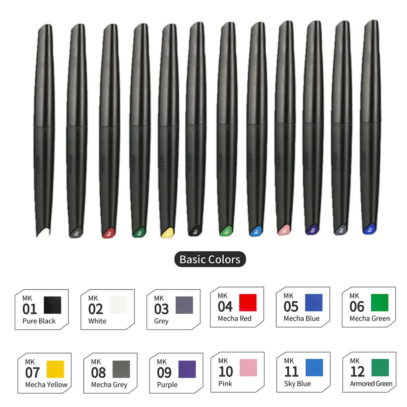 DSPIAE набор маркеров на водно – обзор и цена Model Kit Paint Set