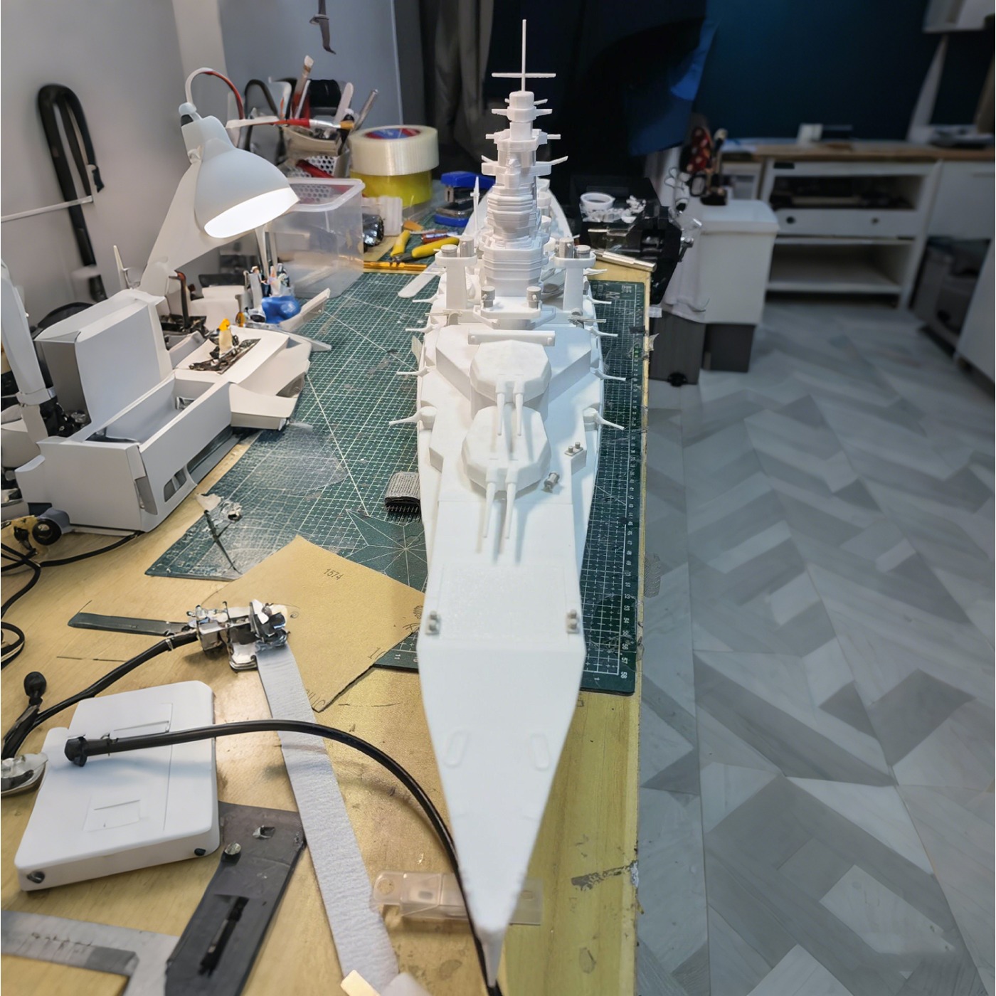 1/200 RC Корабли 107 см Линкор – обзор и цена Model Kit Battleship