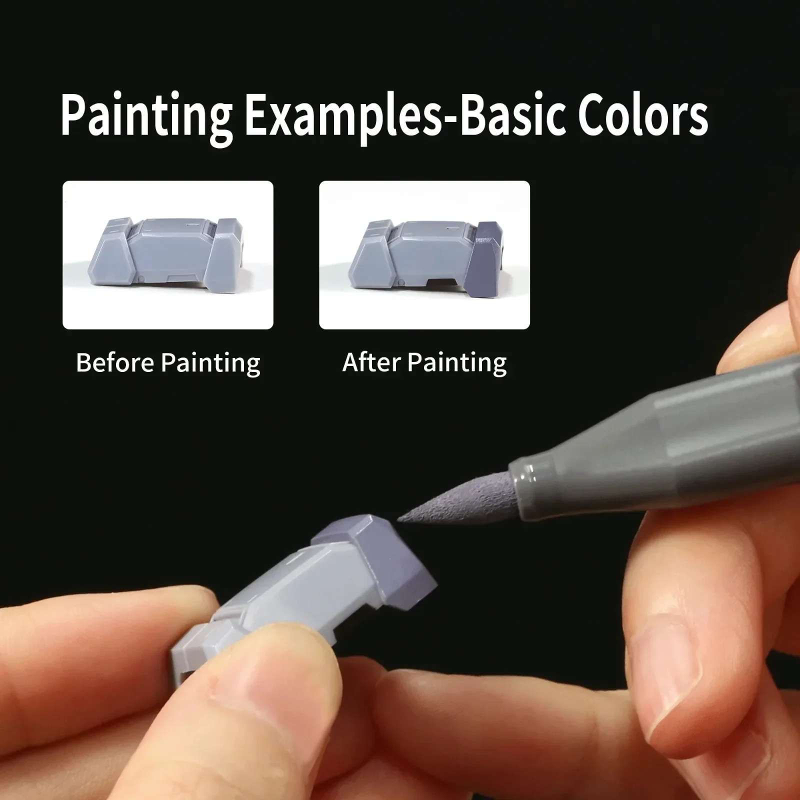Набор маркеров DSPIAE с мягким – обзор и цена Model Kit Paint Set