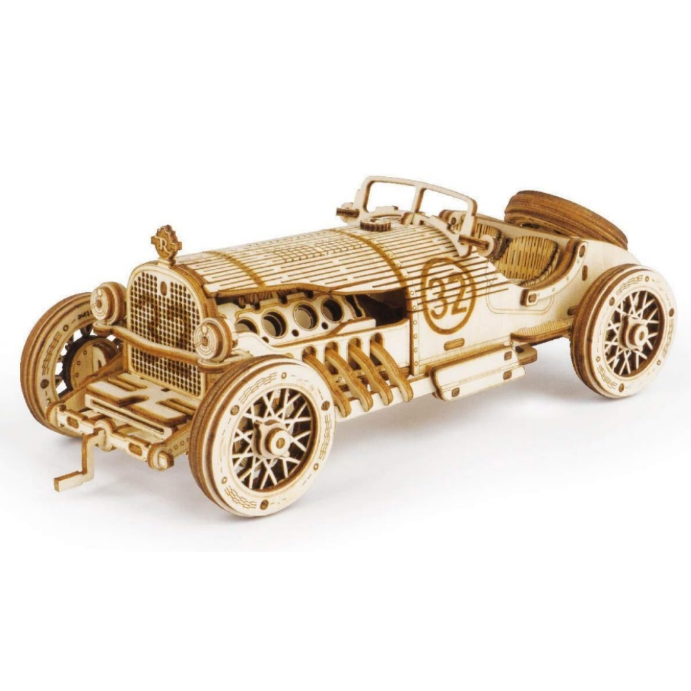 Деревянный 3D-конструктор Robo – обзор и цена Model Kit Locomotive