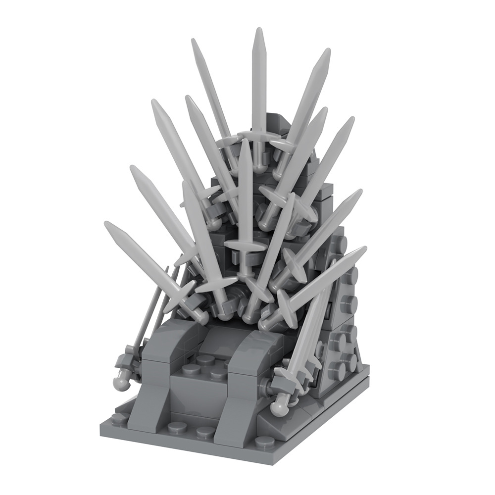 MOC Железный Трон Меч Стул Дре – обзор и цена Model Kit Iron Sickle