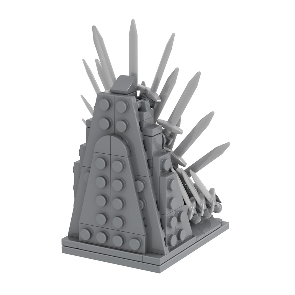 MOC Железный Трон Меч Стул Дре – обзор и цена Model Kit Iron Sickle