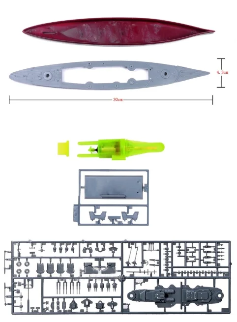 30 см трубач, набор моделей дл – обзор и цена Model Kit Battleship