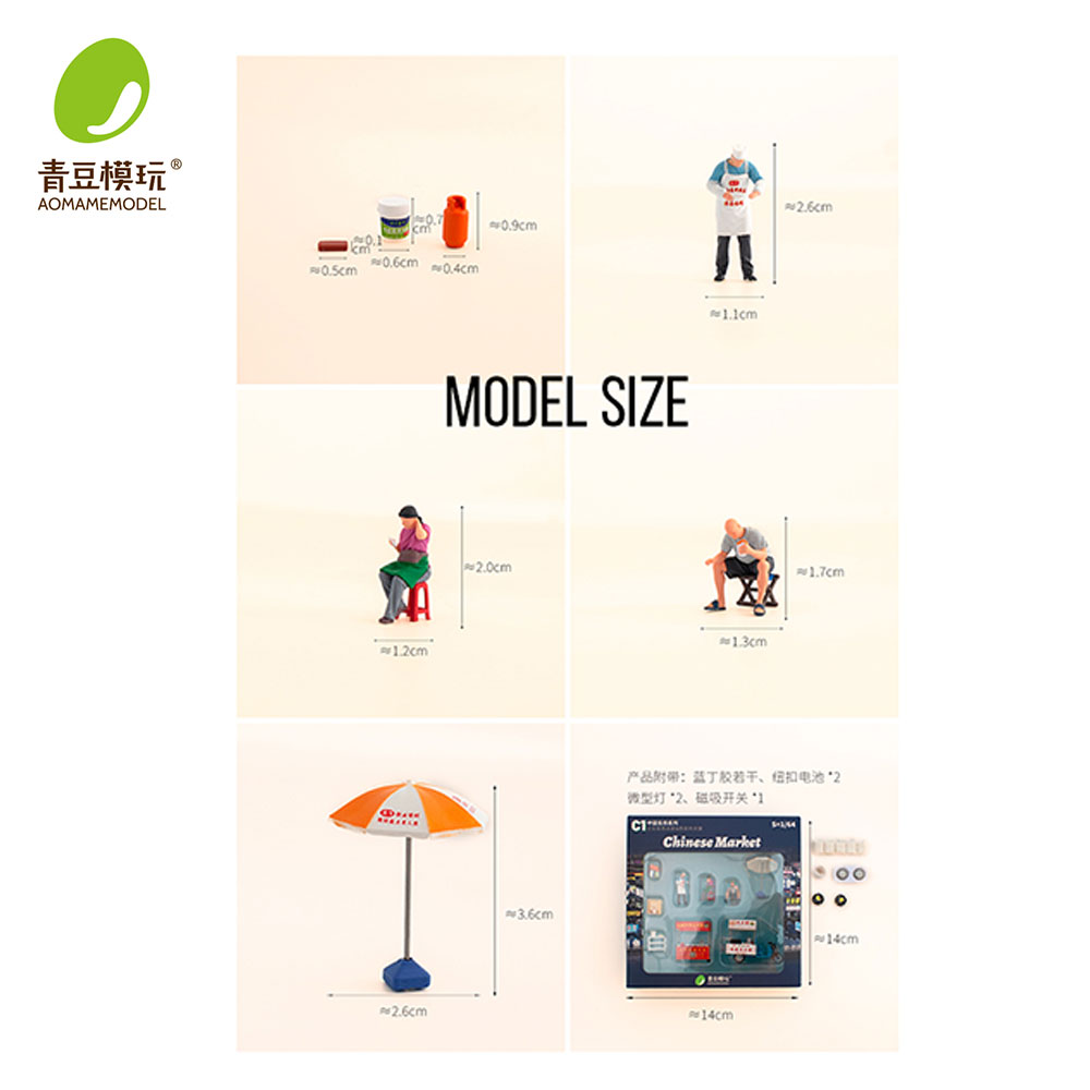 Модельный набор «Ночной рынок» – обзор и цена Model Kit Diorama