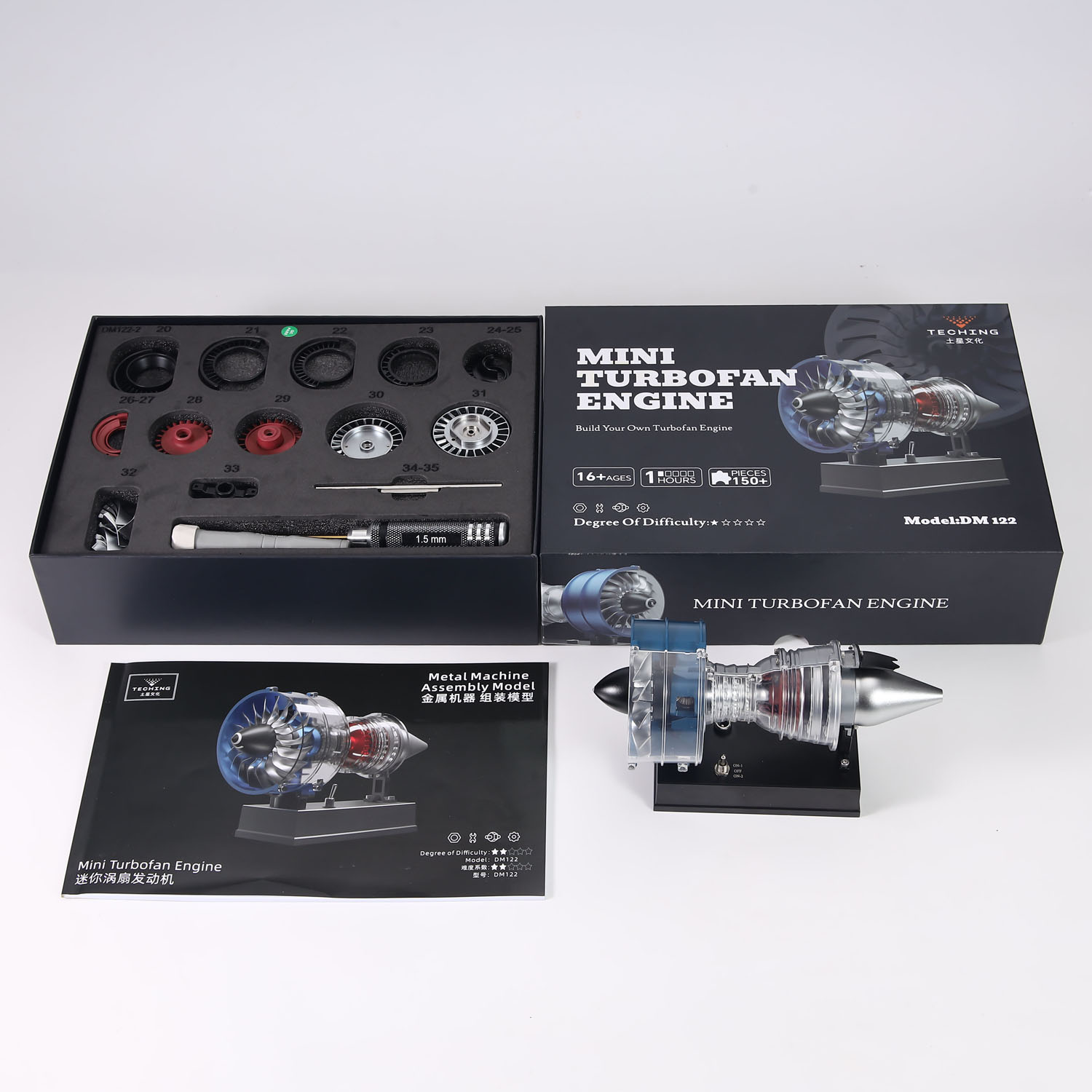 DM122 TECHING мини-металлическ – обзор и цена Model Kit Locomotive